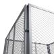 Compostor grădină 450 l, oțel galvanizat, ochiuri 30x15 mm
