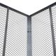 Compostor grădină 450 l, oțel galvanizat, ochiuri 30x15 mm