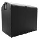 Cort de depozit antracit 180x120x165 cm, cadru metalic, 400D
