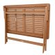 Set exterior pliabil din lemn de acacia: masă și 4 scaune