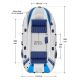 Barcă gonflabilă cu accesorii, 4 locuri, PVC, 322x163 cm