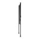 Paravan exterior retractabil, gri, 120x270cm, rezistent UV