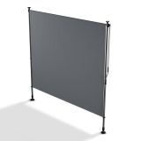 Paravan vertical exterior, 200x270 cm, gri, rezistent UV,