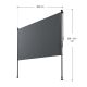 Paravan vertical exterior, 200x270 cm, gri, rezistent UV,