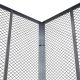 Compostor metalic 800 l, oțel galvanizat, 100x100x80 cm, arg