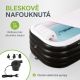 Cadă gonflabilă portabilă cu suport spate și capac, 400 l