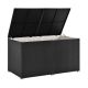 Cutie depozitare poliratan 950L exterior/interior, capac ran