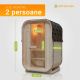 Saună din lemn nordic pentru interior, 1–2 persoane, 3,6 kW