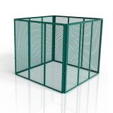 Compostor metalic 800 l, oțel galvanizat, verde, 100x100x80