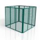 Compostor metalic 800 l, oțel galvanizat, verde, 100x100x80