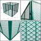 Compostor metalic 800 l, oțel galvanizat, verde, 100x100x80