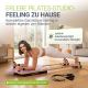Aparat Pilates Reformer pliabil, 109 x 45 x 8–21 cm, roz