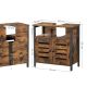 Mobilier baie rustic sub chiuvetă, 60x30x60 cm, maro și ne