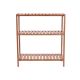 Raft universal din bambus, 3 etaje, montaj ușor, 60x26x66 cm