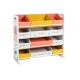 Raft colorat pentru copii cu motiv ocean, 12 cutii, 83x38x78