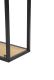 Raft metalic deschis cu rafturi cu aspect de lemn, 91x75x20