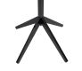 Cuier din lemn de pin negru, 175 cm, design modern