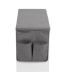 Dulap pentru pantofi cu bancă, alb/gri, 80 x 43 x 30 cm