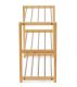 Raft metalic pentru pantofi, finisaj natural, 80 x 50 x 30 c