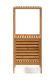 Raft din bambus cu uși, 80 x 35 x 35 cm