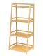 Raft din bambus cu 4 rafturi, culoare naturală, 85 x 39 x 29