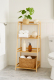 Raft din bambus cu 4 rafturi, culoare naturală, 85 x 39 x 29