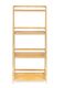 Raft din bambus cu 4 rafturi, culoare naturală, 85 x 39 x 29
