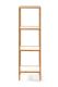 Raft din bambus cu 4 rafturi, alb, 110 x 33 x 34 cmv