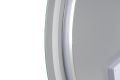 Oglindă LED rotundă 70 cm, aluminiu, lumină reglabilă, touch