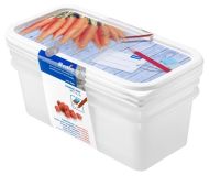 DOMINO set de vase pentru congelator 3 x 1,2 L