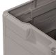 WOODYS Garden cutie de depozitare din plastic 90 L, gri desc