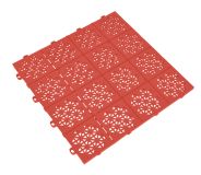 ATENA plăci de pardoseală 11 buc, roșu