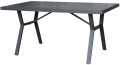 SIBIU masă din aluminiu 140 x 80 cm, grafit