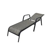 Șezlong de grădină metal ZWC-52 gri