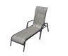 Șezlong de grădină metal ZWC-52 gri