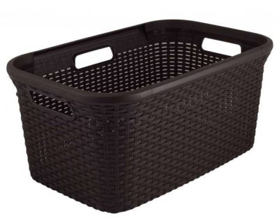 Coș de rufe RATTAN STYLE 45L - maro