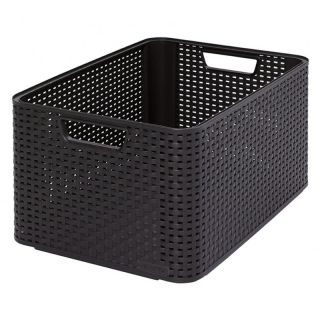 Cutie Depozitare plastic STYLE BOX - L- CURVER maro