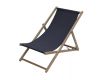 Șezlong clasic din lemn Bahamas- GRAFIT