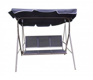 Balansoar de grădină COMFORT, negru