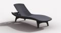 Șezlong Polyratan PACIFIC antracit