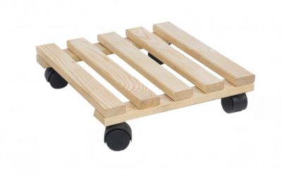 Piedestal mobil sub ghiveci de 30 x 30 cm