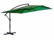 Umbrelă pătrată 8080 lateral verde 270 x 270 cm