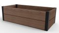 Ghiveci de flori Maple Through, maro