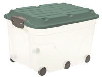 Cutie de depozitare cu capac ROLLER, 57 L, 59,5 × 40 × 37 cm