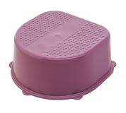 Scăunel copii antiderapant Bella Bambina roz, 31x30x13cm