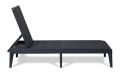 NUMANA șezlong de grădină din plastic, grafit