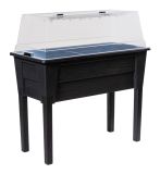 NIAGARA ghiveci supraînălțat din plastic, grafit