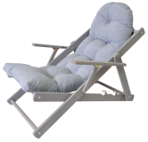 BORNEO,sezlong de grădină, gri